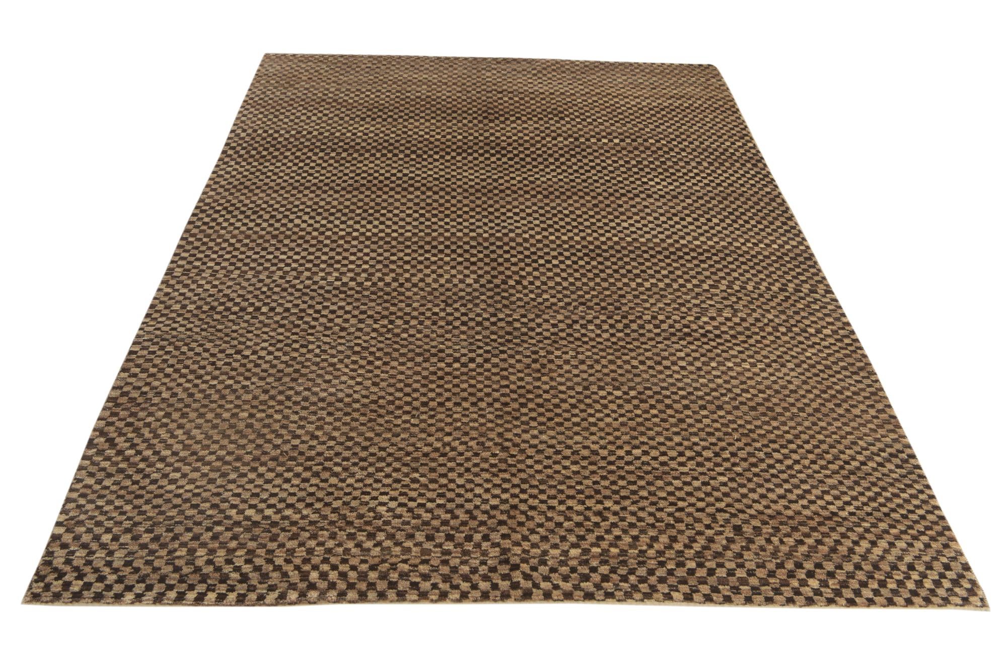 5' 10 x 7' 10 Hand Knotted Kashkuli Gabbeh Oriental Wool Rug