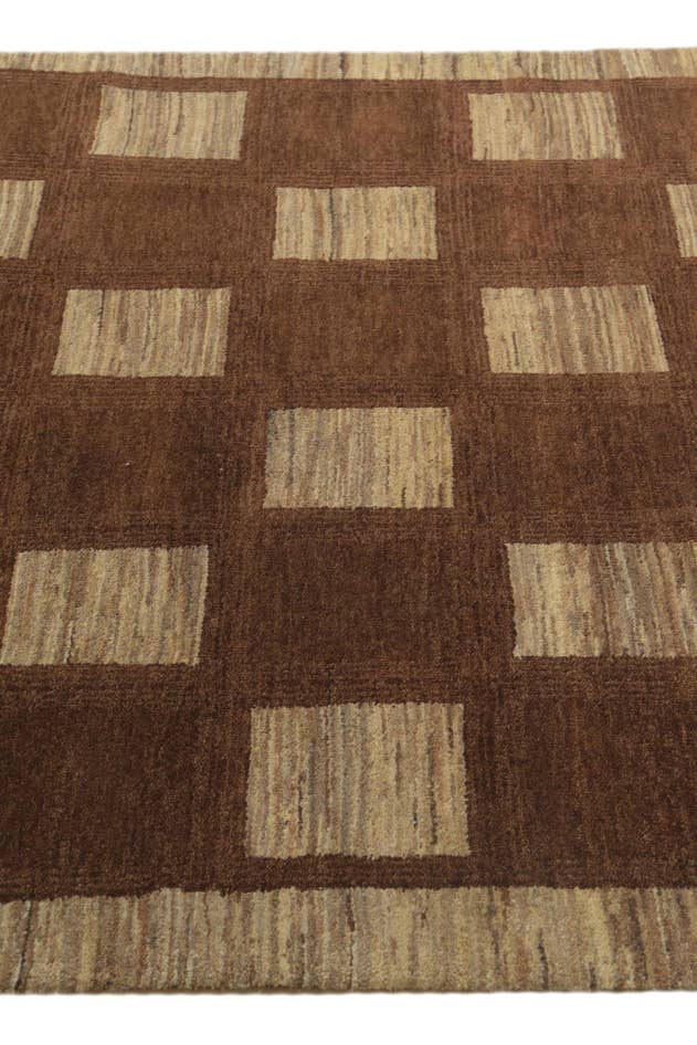 Detail image of 4' 6 x 7' 2 Hand Knotted Kashkuli Gabbeh Oriental Wool Rug