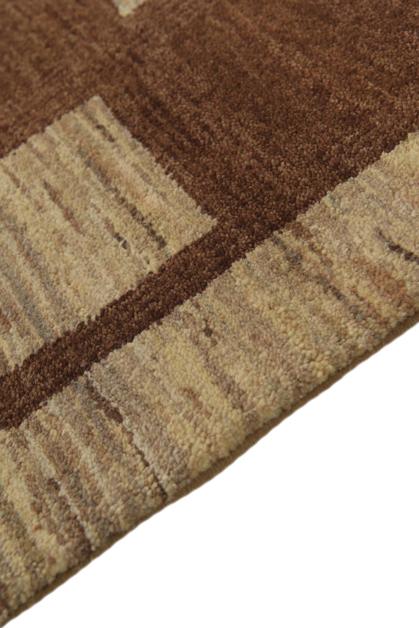 4' 6 x 7' 2 Hand Knotted Kashkuli Gabbeh Oriental Wool Rug
