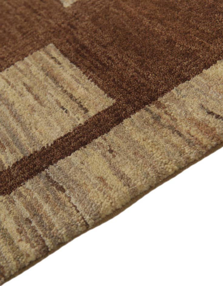 Detail image of 4' 6 x 7' 2  Hand Knotted Kashkuli Gabbeh Oriental Wool Rug