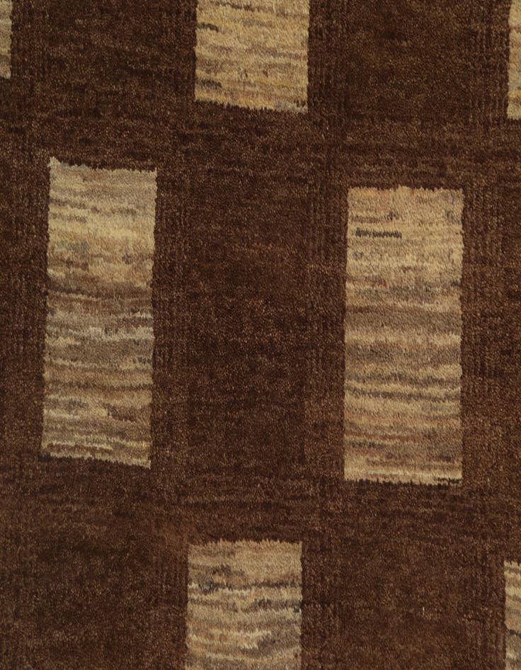 Detail image of 4' 6 x 7' 2  Hand Knotted Kashkuli Gabbeh Oriental Wool Rug