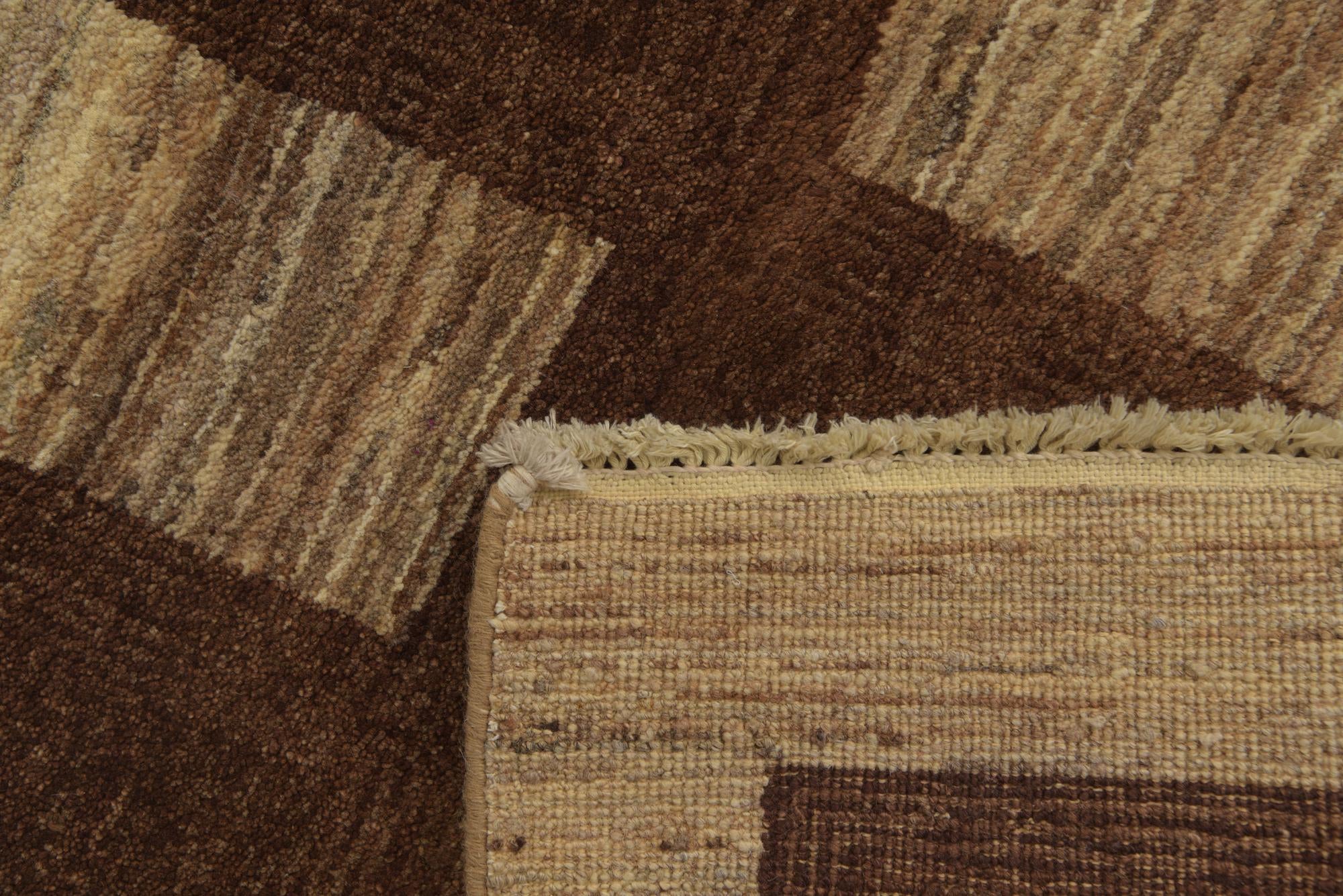 4' 6 x 7' 2 Hand Knotted Kashkuli Gabbeh Oriental Wool Rug