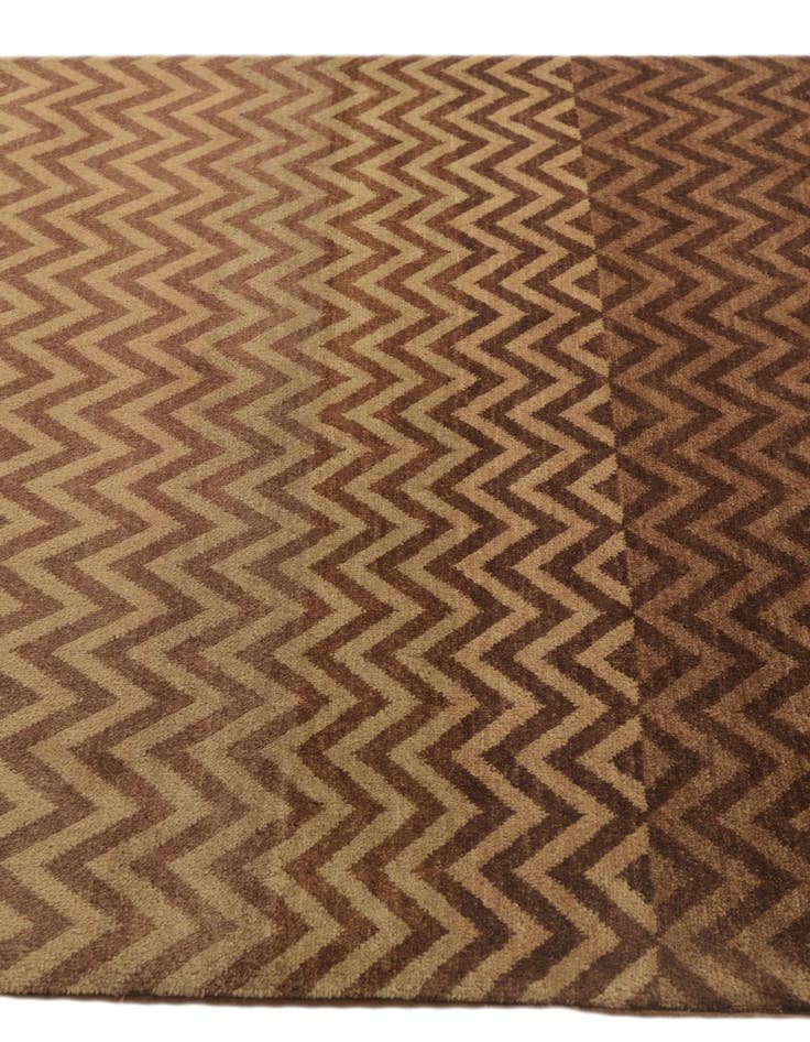 Detail image of 4' 7 x 6' 5  Hand Knotted Kashkuli Gabbeh Oriental Wool Rug