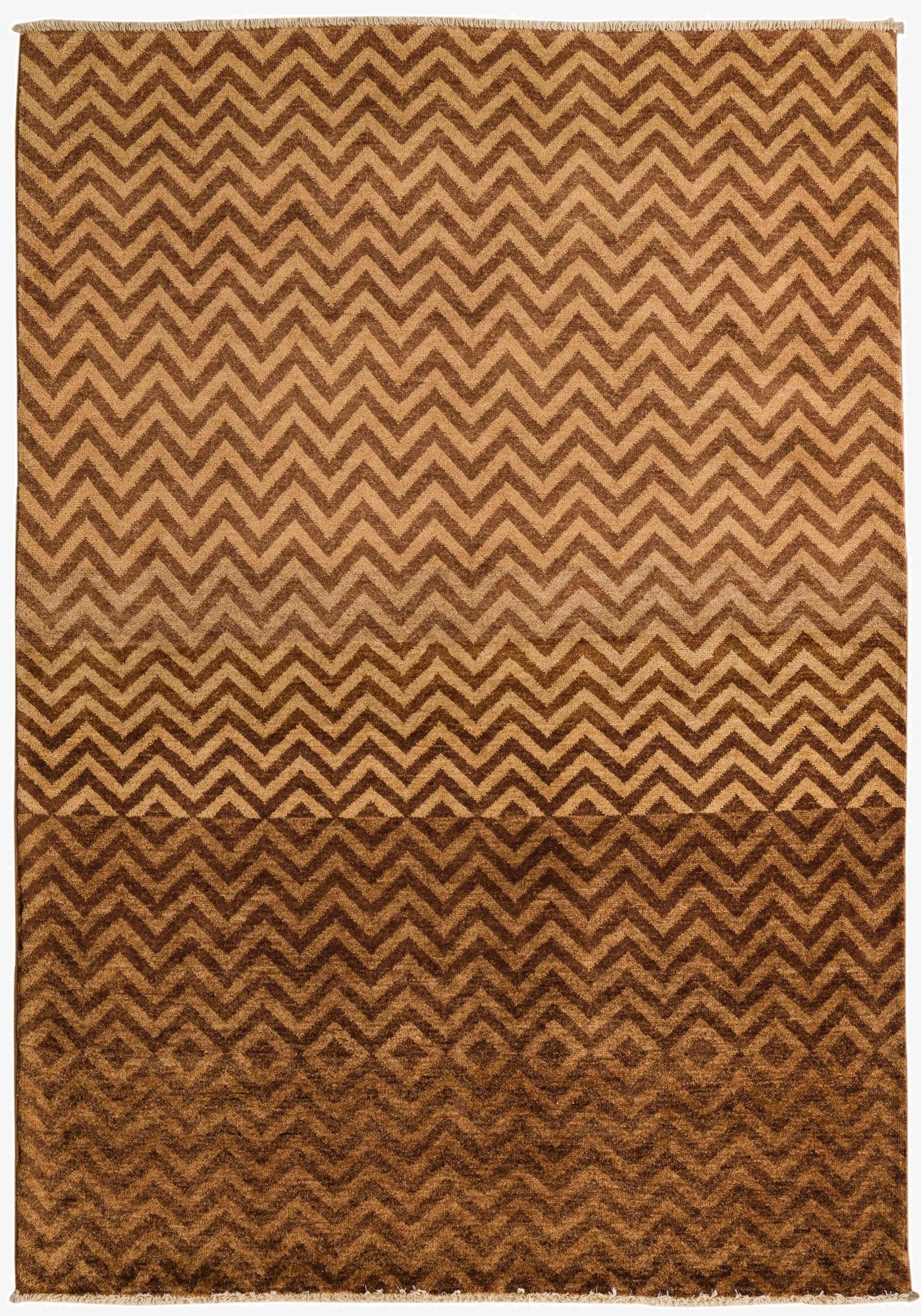 4' 7 x 6' 5  Hand Knotted Kashkuli Gabbeh Oriental Wool Rug