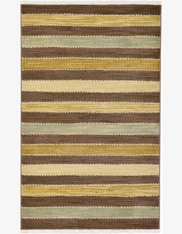 Brown Kashkuli Gabbeh Rug