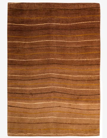 5' 6 x 8' Hand Knotted Kashkuli Gabbeh Oriental Wool Rug