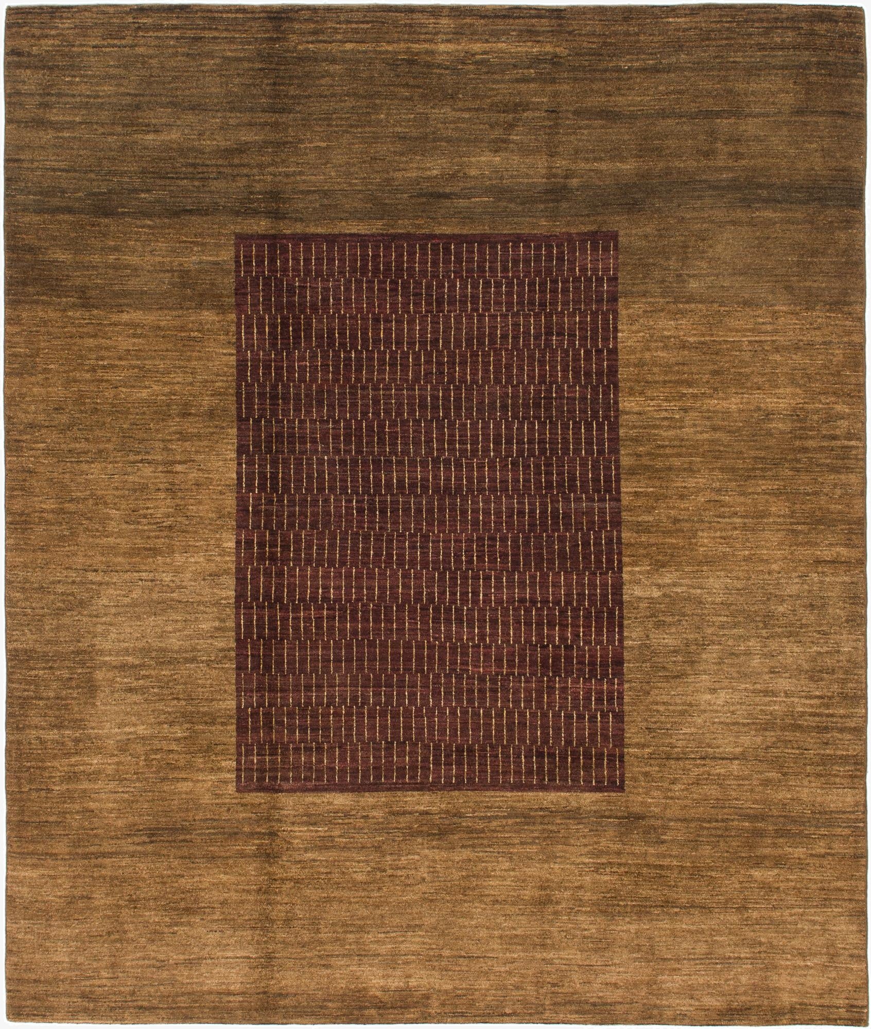  7' 10 x 9' 4  Hand Knotted Kashkuli Gabbeh Wool Rug