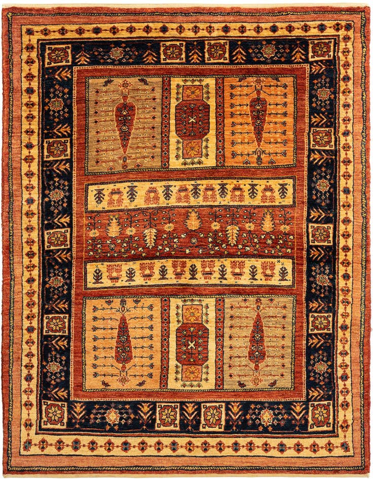Detail image of 3' 6 x 5' 2 Kashkuli Wool Rug