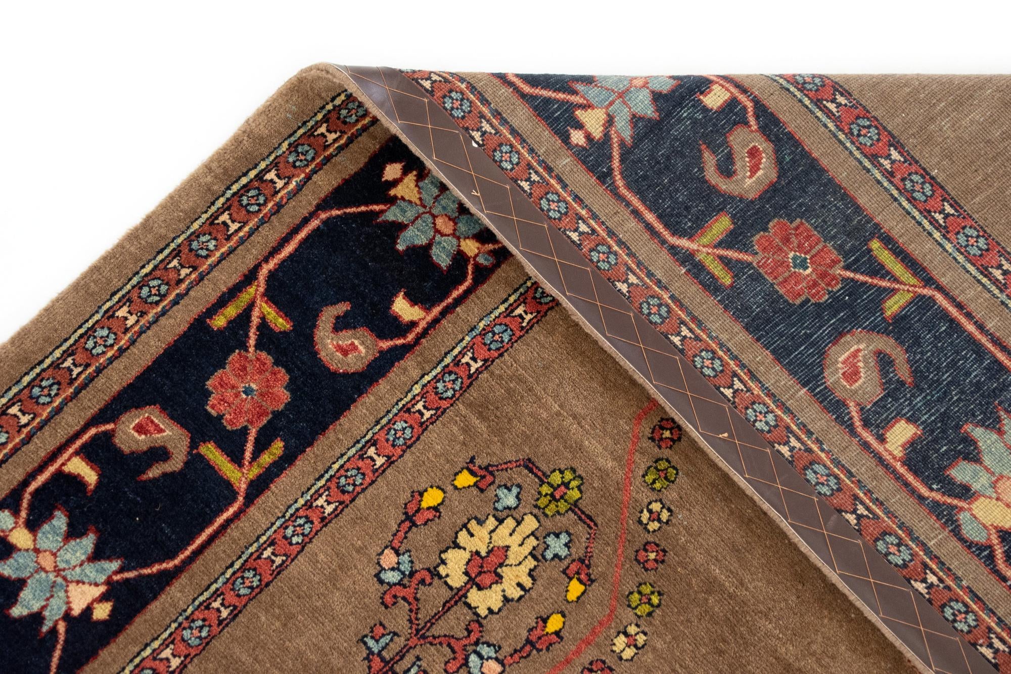 5' 9 x 7' 7 Hand Knotted Kashkuli Persian Wool Rug