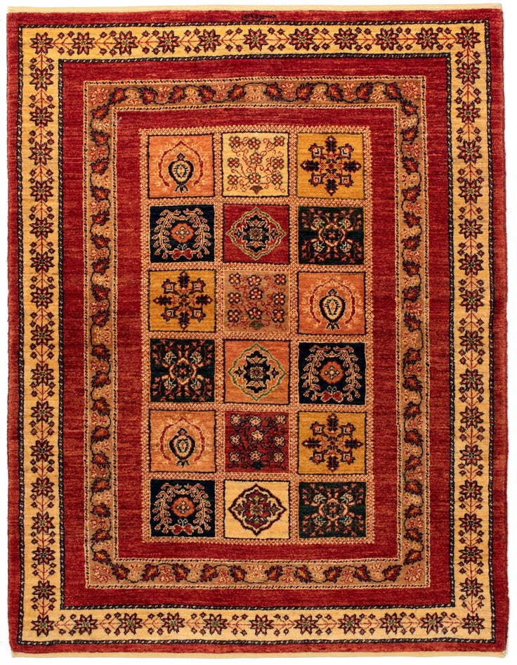 Detail image of 3' 7 x 5' Kashkuli Rug