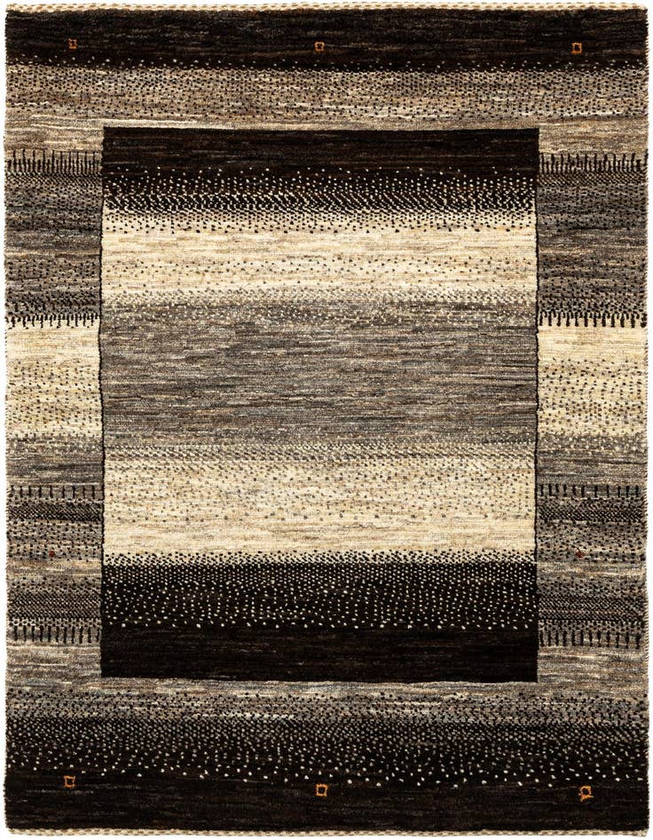 Detail image of 2' 7 x 3' 11 Hand Knotted Kashkuli Rug