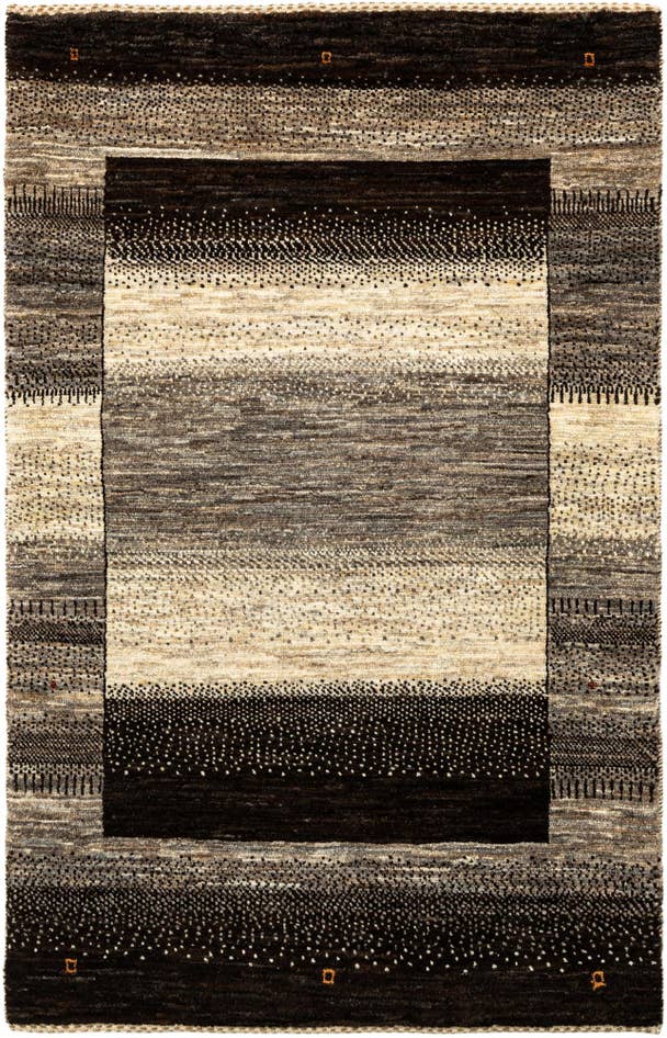 Detail image of 2' 7 x 3' 11 Hand Knotted Kashkuli Rug