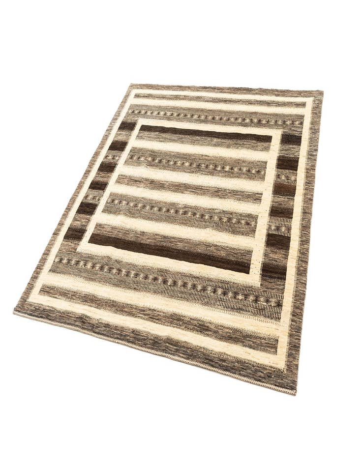 Detail image of 6' 9 x 6' 11 Hand Knotted Kashkuli Rug