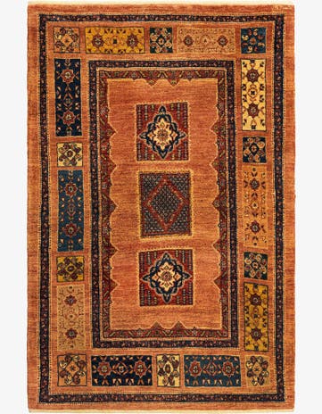 3' 7 x 5' 8 Kashkuli Wool Rug