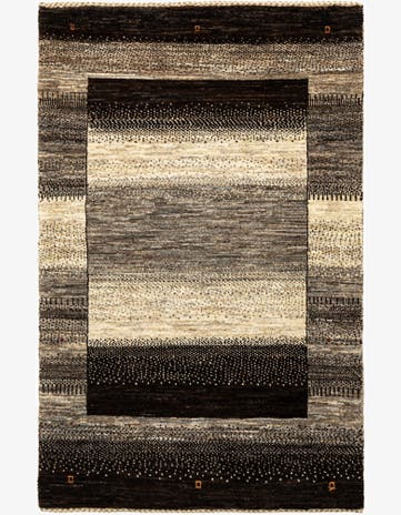 2' 7 x 3' 11 Hand Knotted Kashkuli Rug