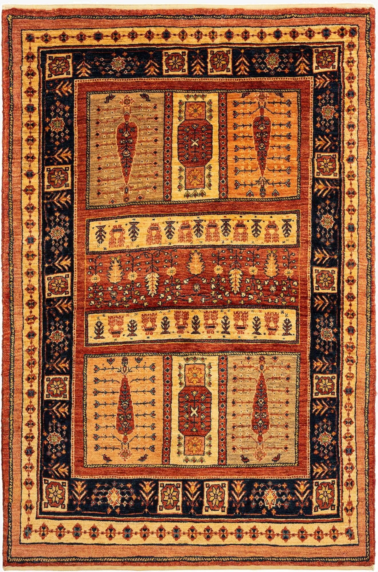 3' 6 x 5' 2 Kashkuli Wool Rug