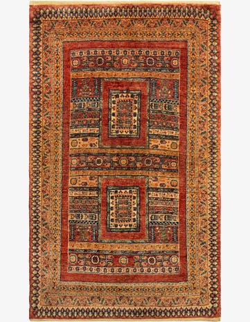 3' 4 x 5' 7 Kashkuli Wool Rug