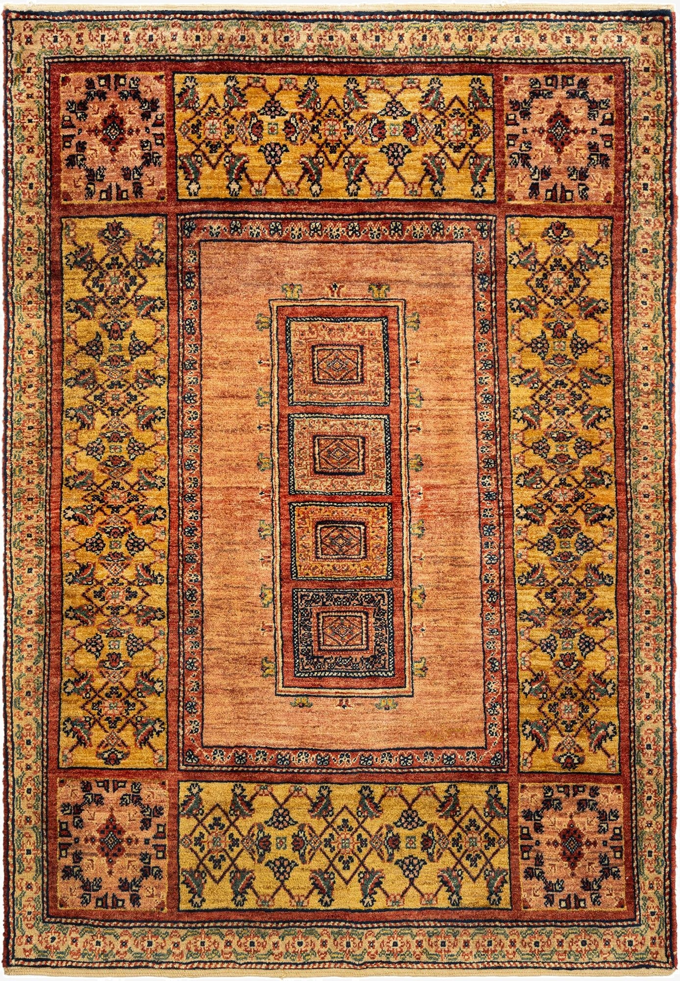 3' 7 x 5' 3 Kashkuli Wool Rug