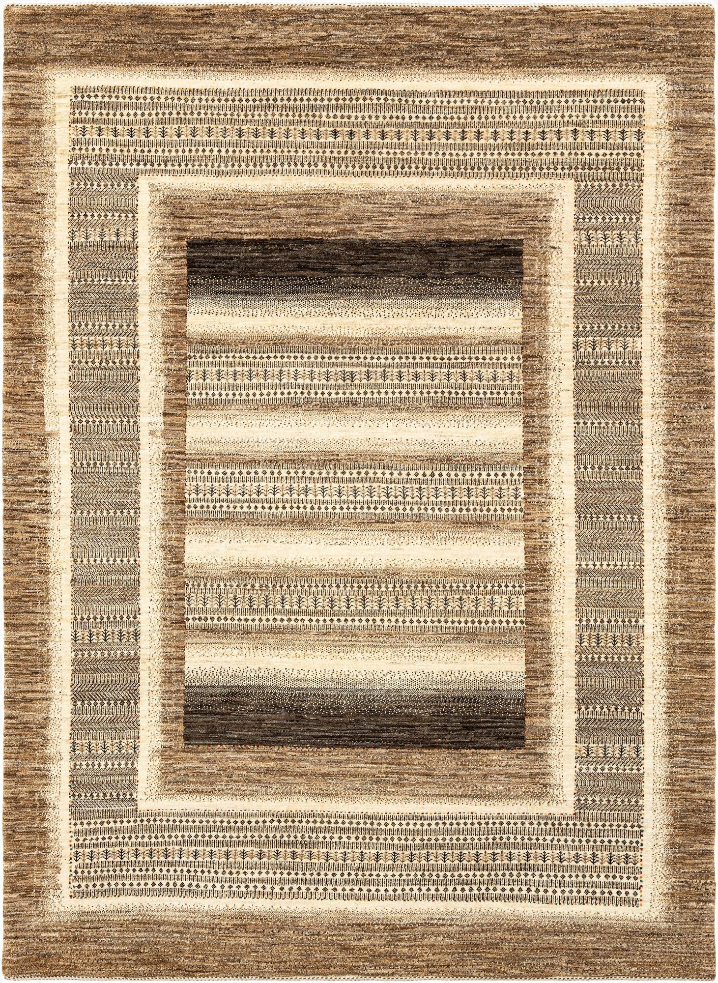 5' 9 x 7' 9  Hand Knotted Kashkuli Rug