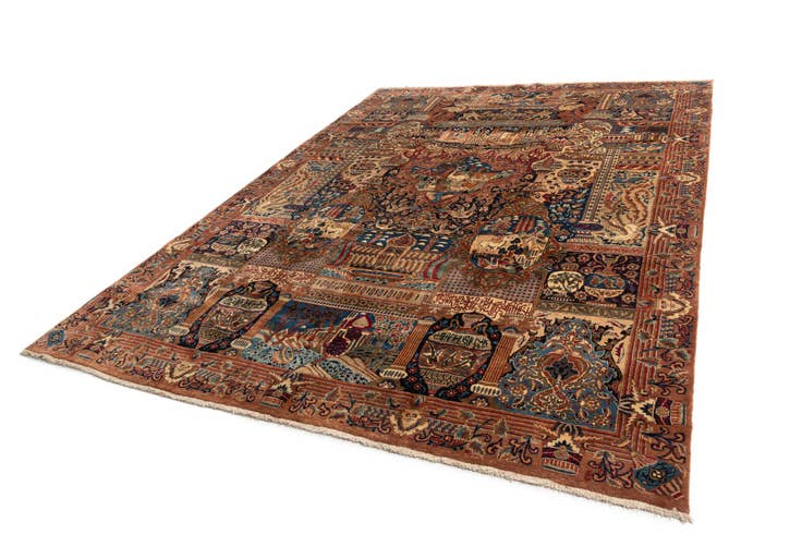 Detail image of 9' 6 x 13' Kashmar Wool Rug