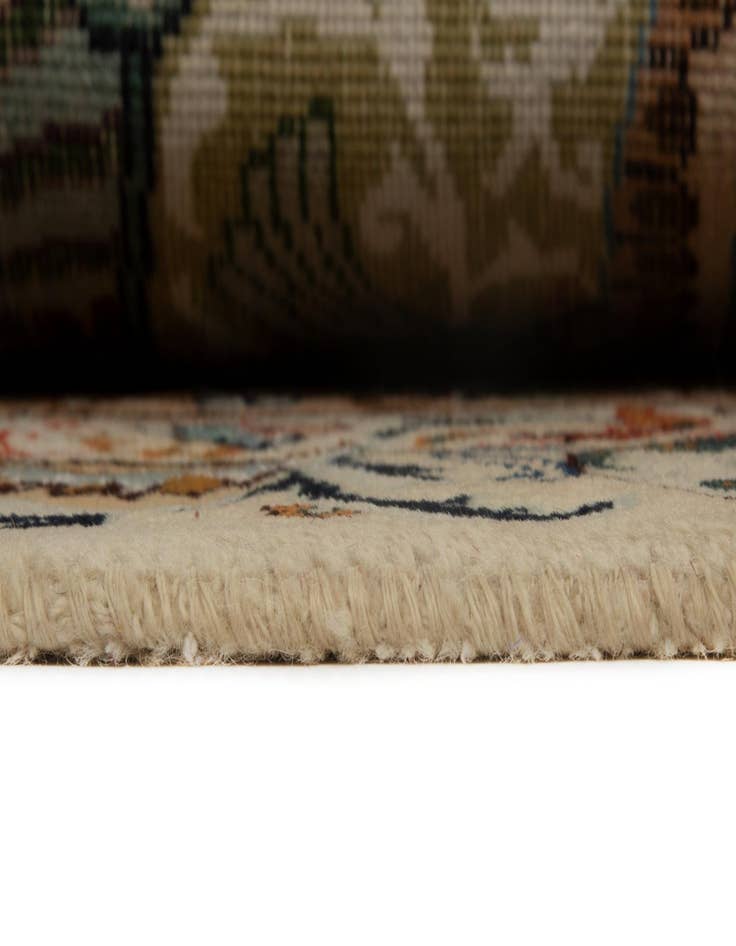 Detail image of 8' 1 x 11' 2  Hand Knotted Kashmar Persian Wool Rug