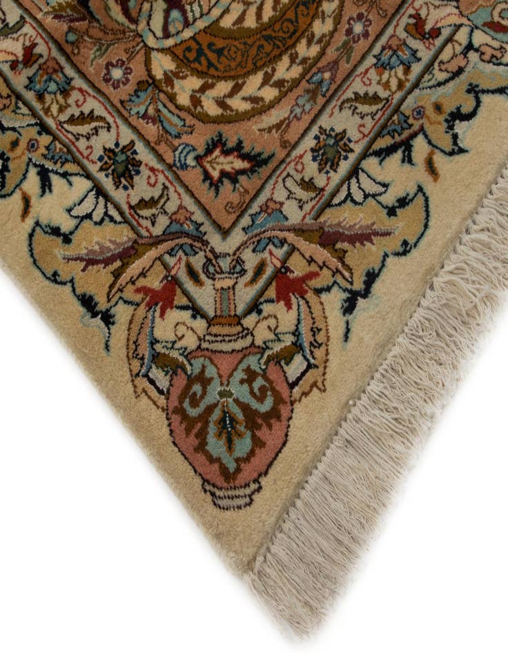 Detail image of 8' 1 x 11' 2  Hand Knotted Kashmar Persian Wool Rug