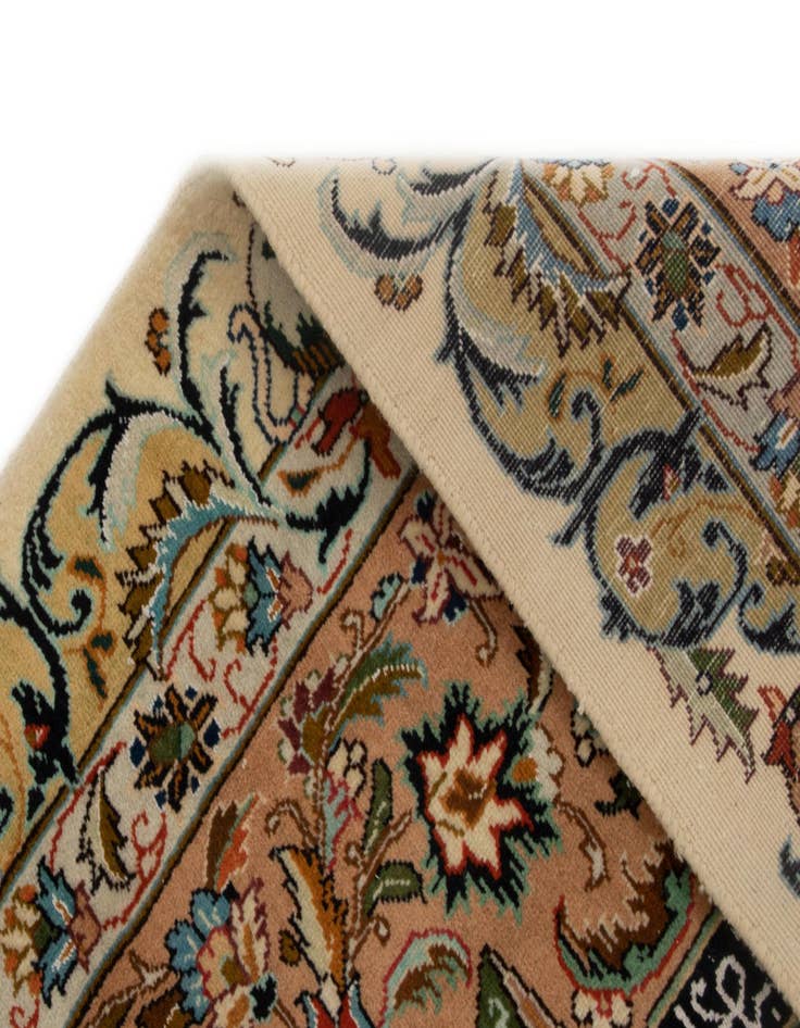 Detail image of 8' 1 x 11' 2  Hand Knotted Kashmar Persian Wool Rug