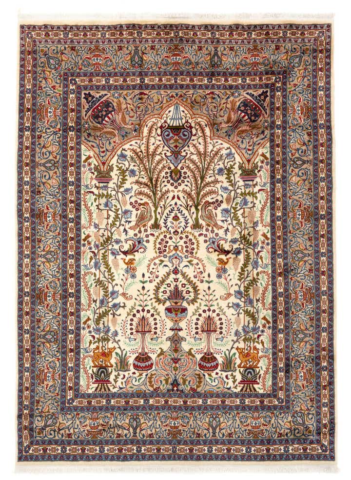 8' 2 x 11' 2 Hand Knotted Kashmar Persian Wool Rug