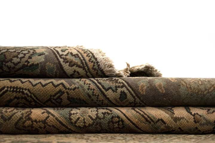 6' 5 x 9' 7 Hand Knotted Kashmar Persian Wool Rug