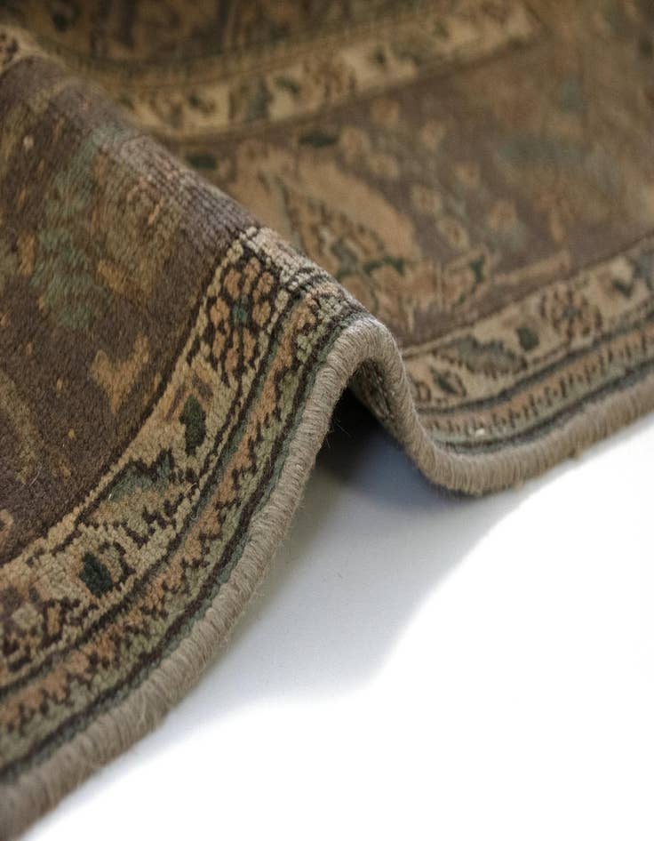 Detail image of 6' 5 x 9' 7 Hand Knotted Kashmar Persian Wool Rug