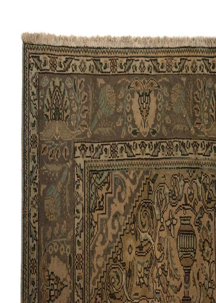 6' 5 x 9' 7 Hand Knotted Kashmar Persian Wool Rug