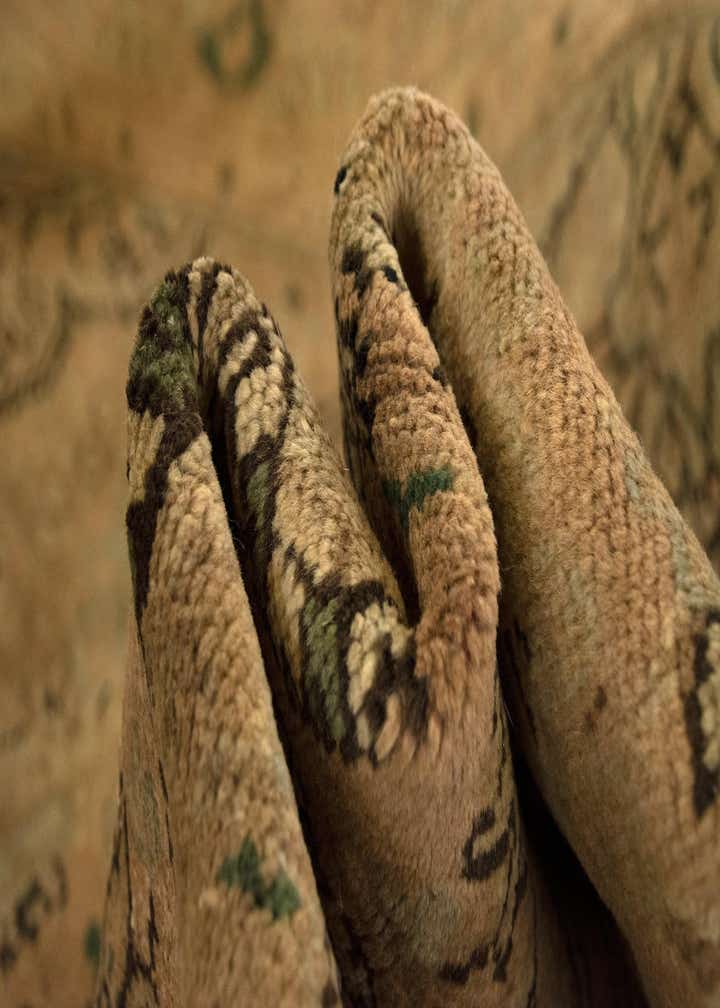 6' 6 x 9' 9 Hand Knotted Kashmar Persian Wool Rug