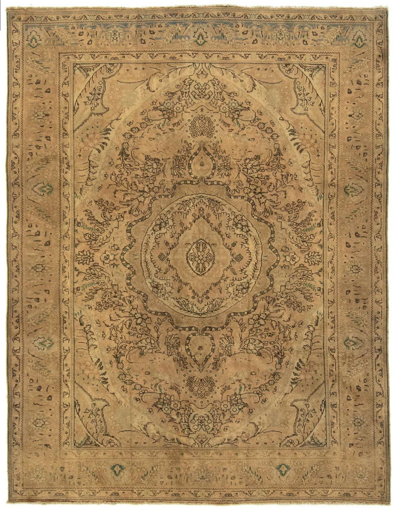 6' 6 x 9' 9 Hand Knotted Kashmar Persian Wool Rug