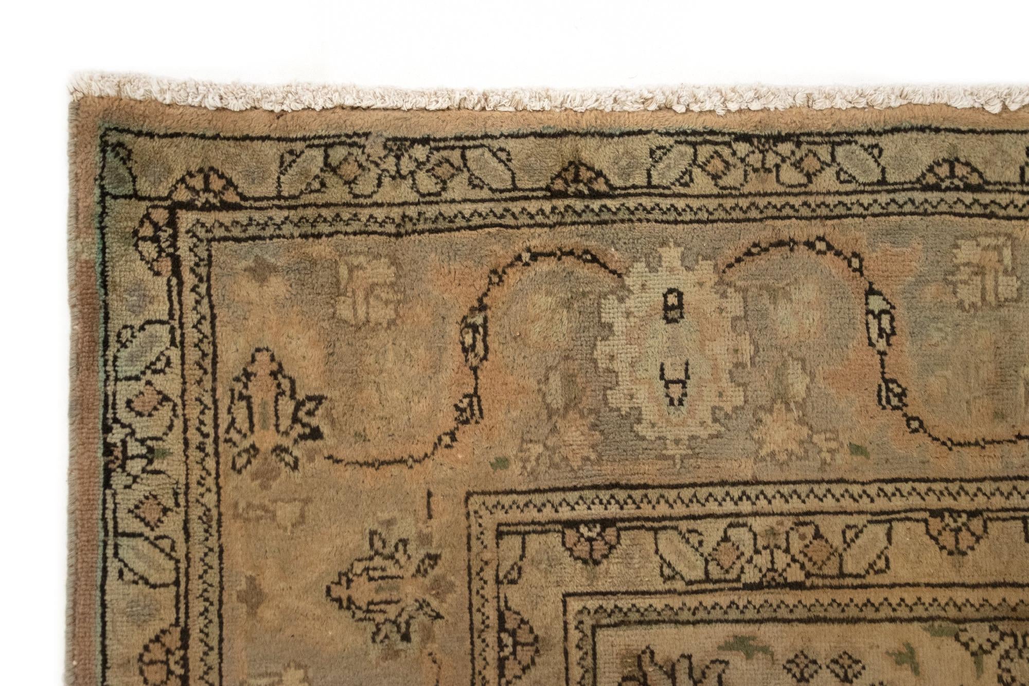 7' 1 x 10' 5 Hand Knotted Kashmar Persian Wool Rug