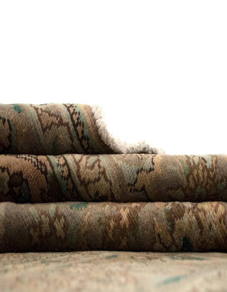 Detail image of 8' 2 x 11' 8 Hand Knotted Kashmar Persian Wool Rug