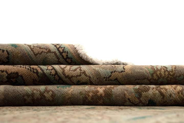 8' 2 x 11' 8 Hand Knotted Kashmar Persian Wool Rug