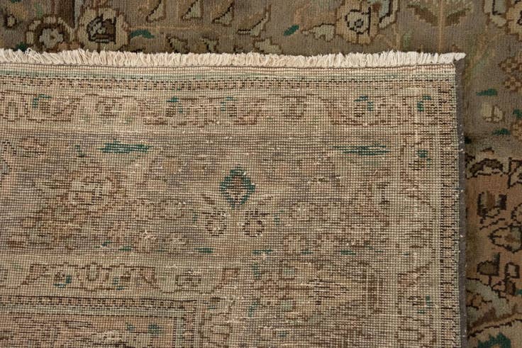 Detail image of 8' 2 x 11' 8 Hand Knotted Kashmar Persian Wool Rug
