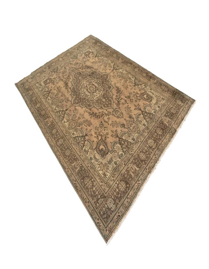 Detail image of 8' 1 x 11' 2 Hand Knotted Kashmar Persian Wool Rug