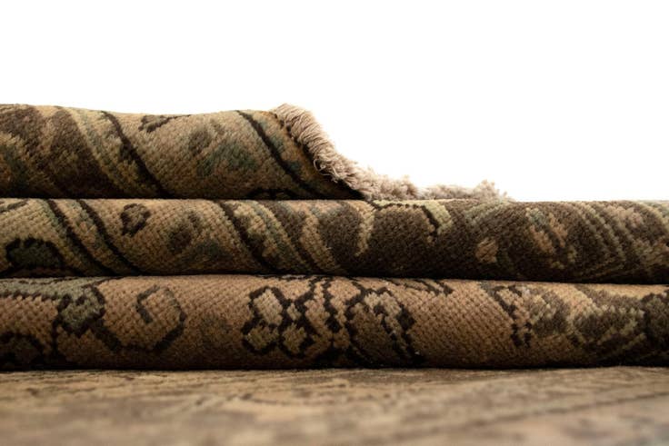 Detail image of 8' 1 x 11' 2 Hand Knotted Kashmar Persian Wool Rug