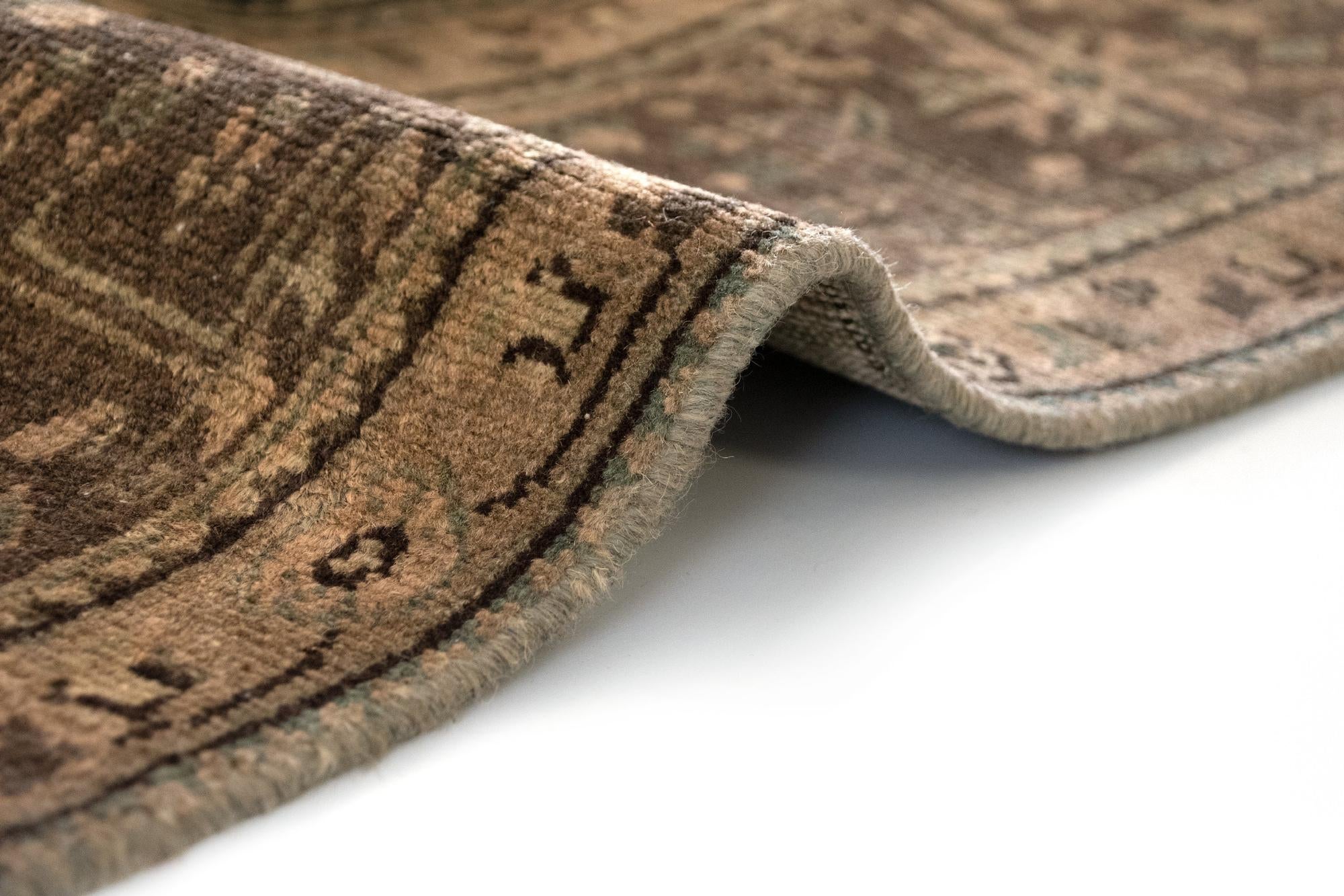 8' 1 x 11' 2 Hand Knotted Kashmar Persian Wool Rug
