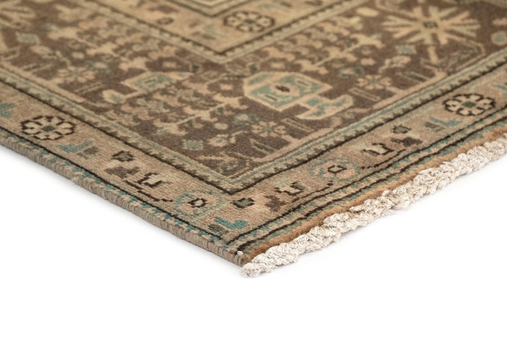 8' 1 x 11' 2 Hand Knotted Kashmar Persian Wool Rug
