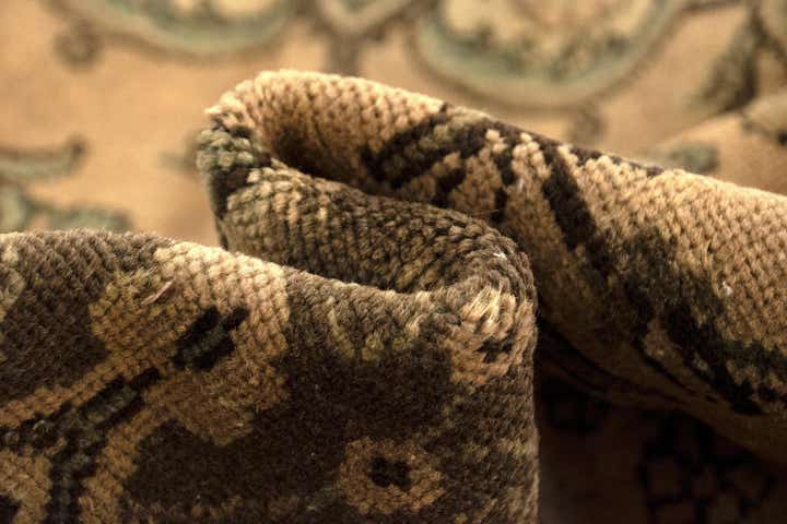 8' 1 x 11' 2 Hand Knotted Kashmar Persian Wool Rug