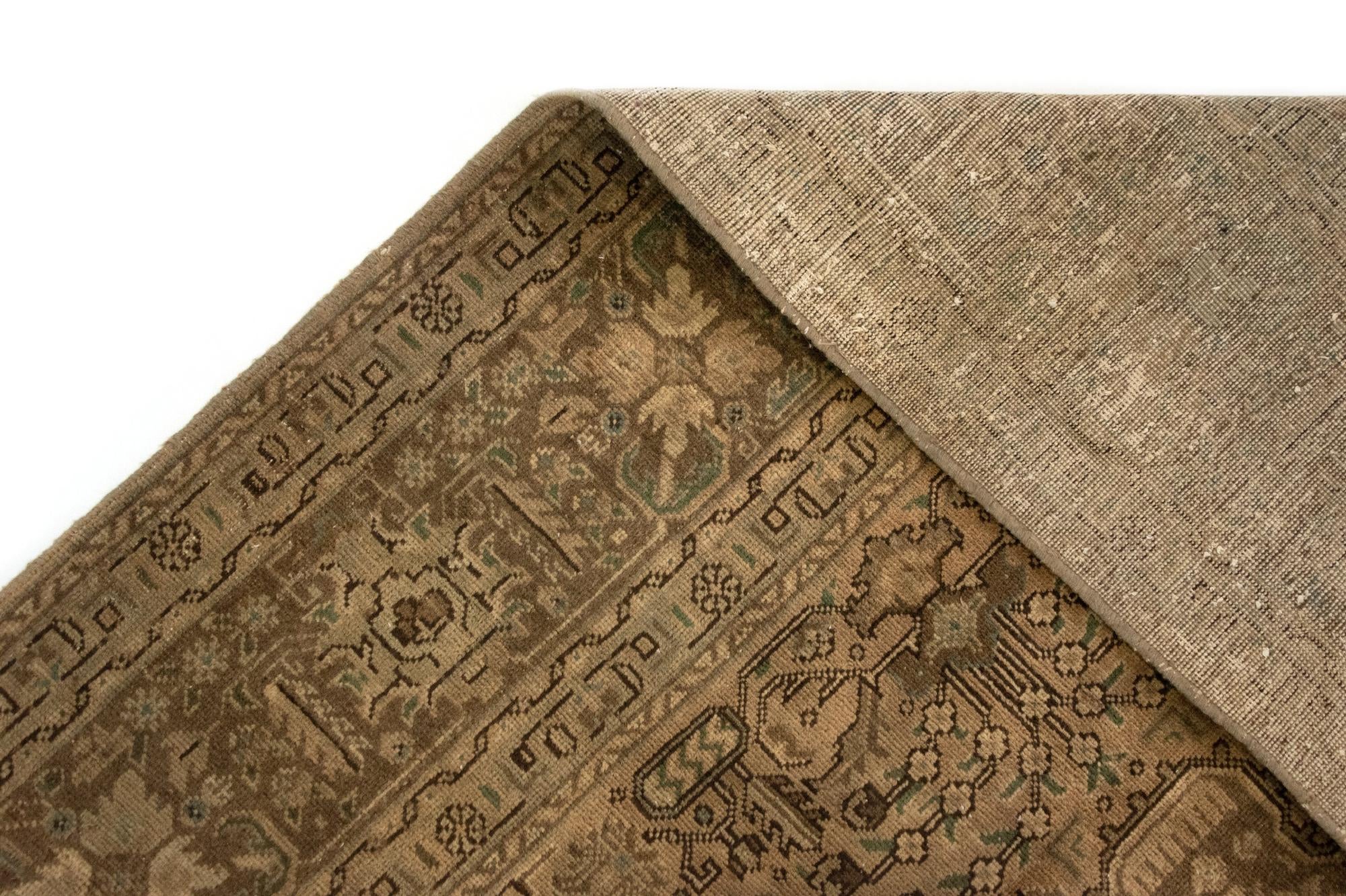 8' 1 x 11' 2 Hand Knotted Kashmar Persian Wool Rug