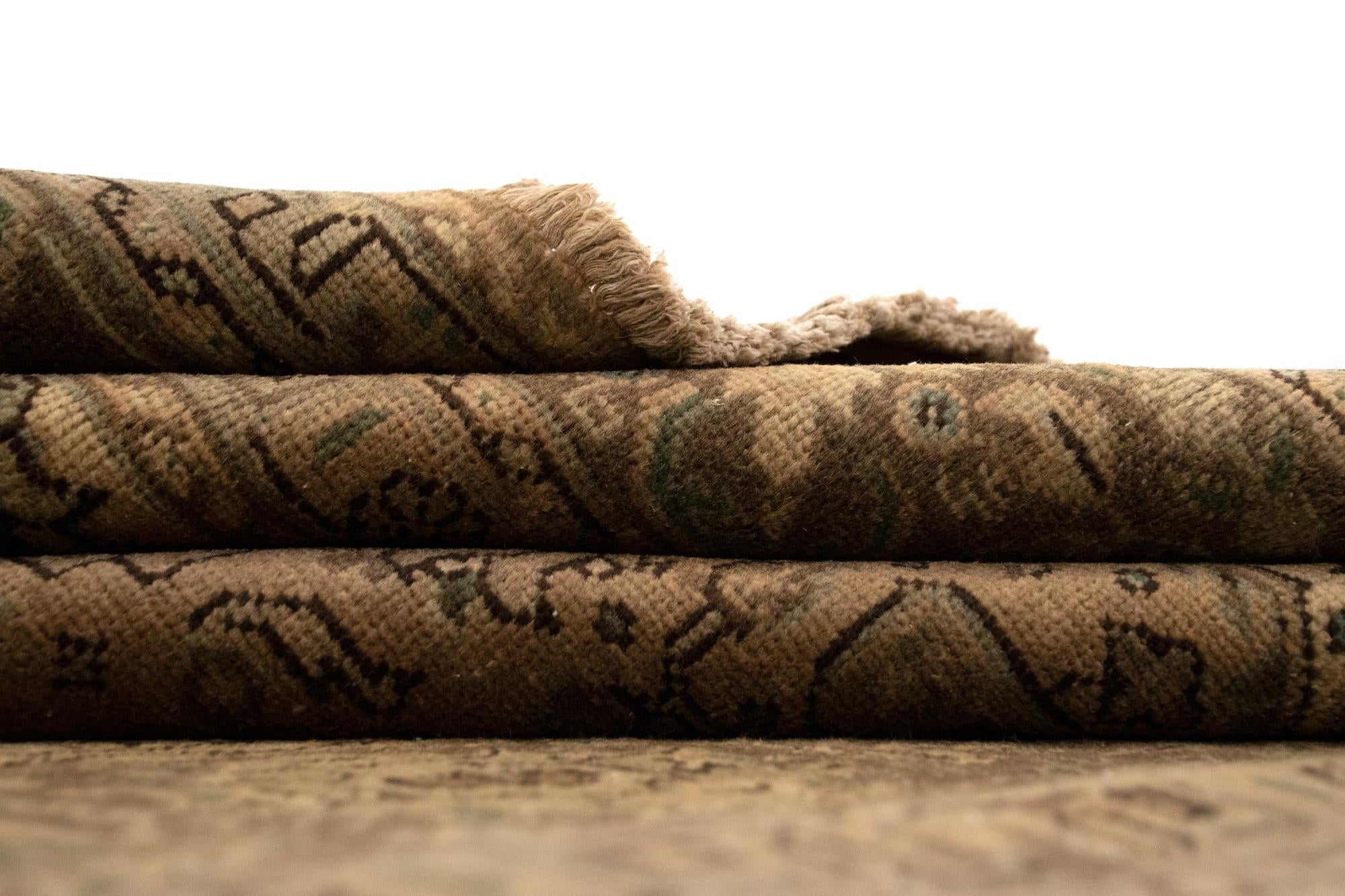 8' 1 x 11' 2 Hand Knotted Kashmar Persian Wool Rug