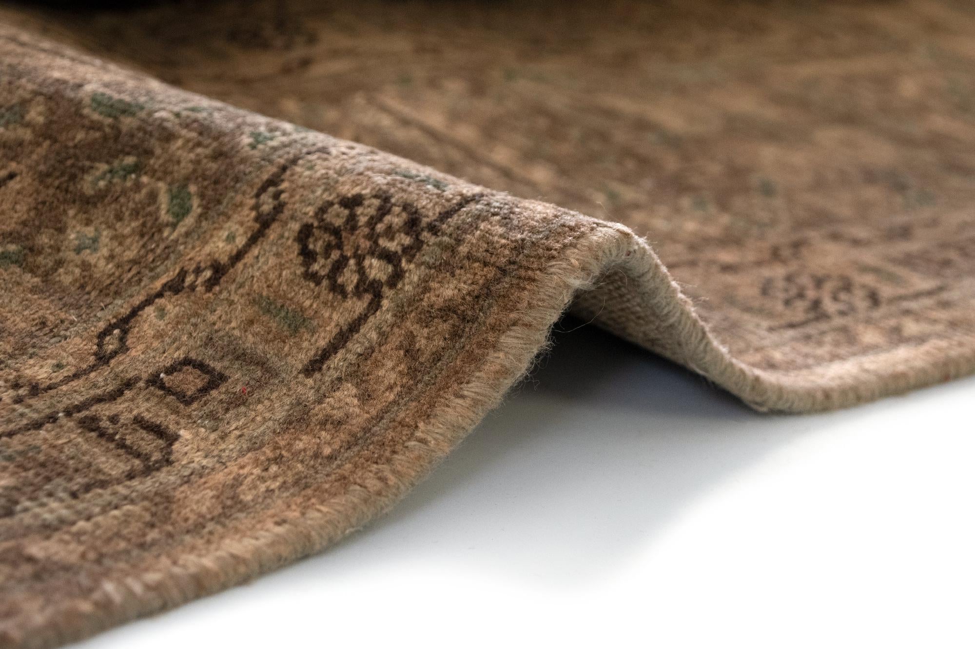8' 1 x 11' 2 Hand Knotted Kashmar Persian Wool Rug