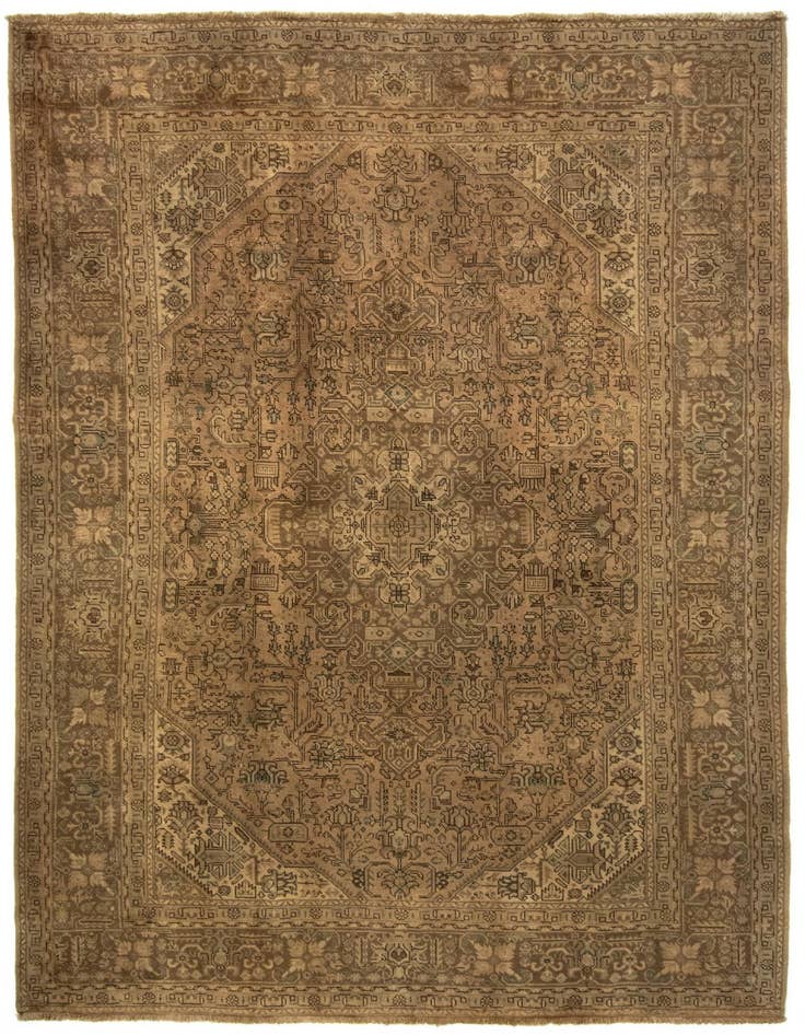 Detail image of 8' 1 x 11' 2 Hand Knotted Kashmar Persian Wool Rug