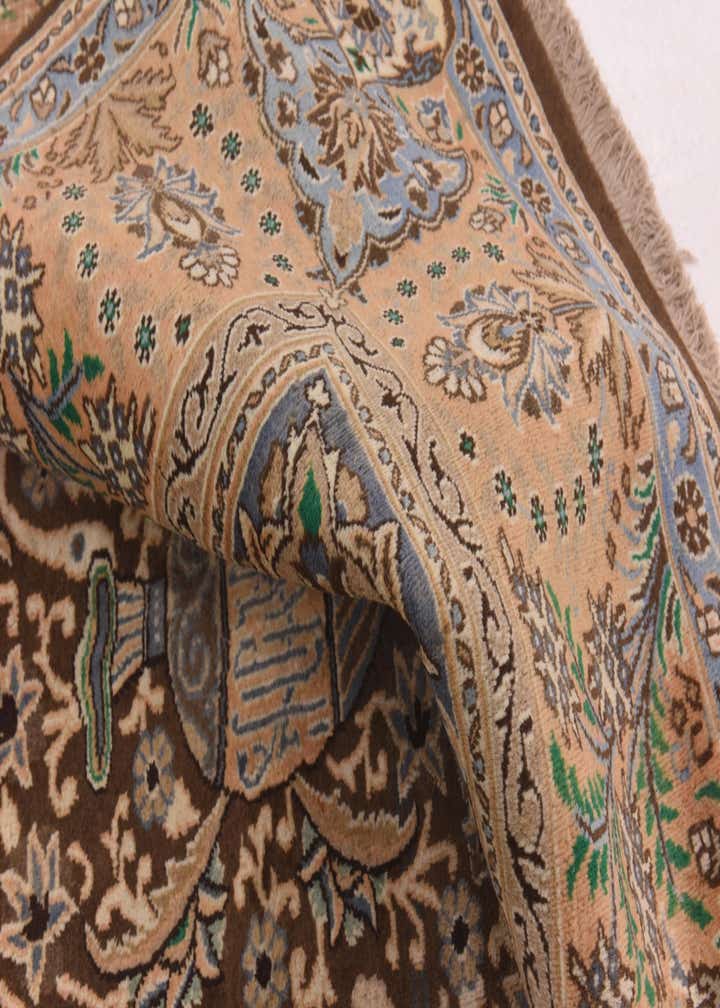 9' 7 x 13' Hand Knotted Kashmar Persian Wool Rug