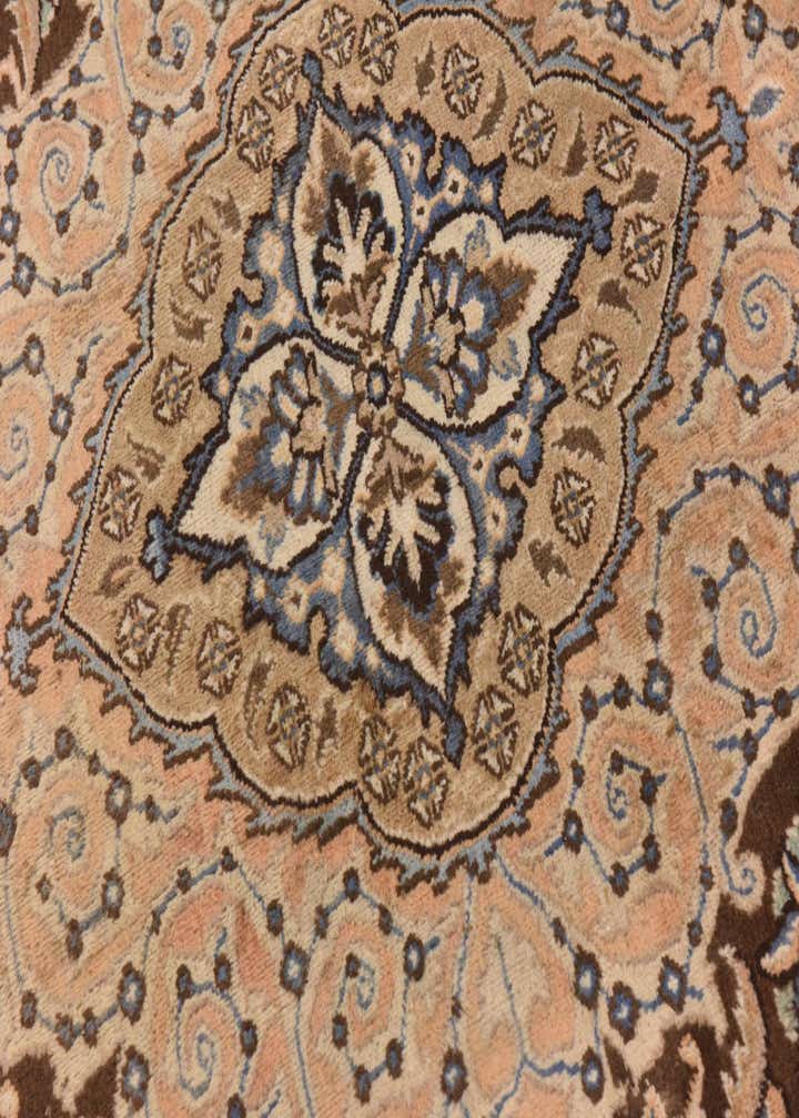 9' 7 x 13' Hand Knotted Kashmar Persian Wool Rug