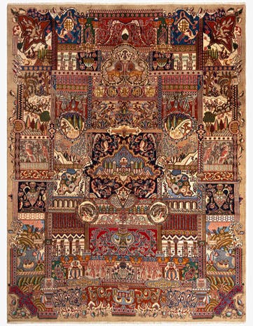 9' 5 x 12' 4 Kashmar Wool Rug