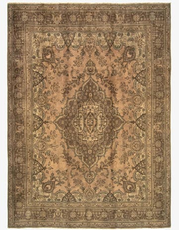 8' 1 x 11' 2 Hand Knotted Kashmar Persian Wool Rug